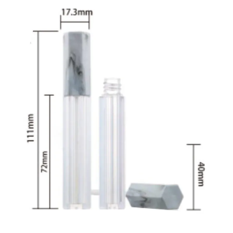 Vỏ son bóng nắp vân đá 2.1ml – mã NXM0791
