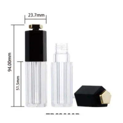 Vỏ son bóng nắp ngũ giác đen 5.8ml – ảnh 2