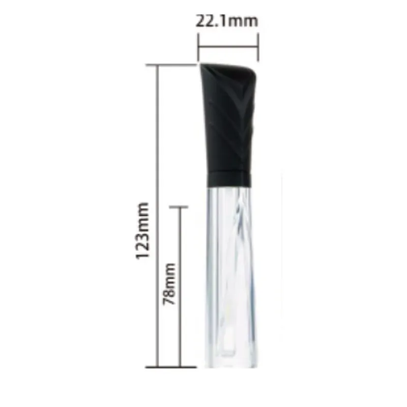 Vỏ son bóng nắp đen vát 123mm – mã NXM0819
