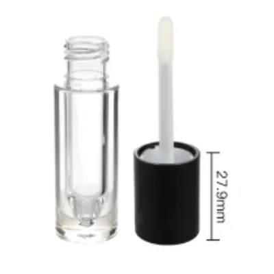 Vỏ son bóng tròn nắp trắng / đen 3.6ml – ảnh 7