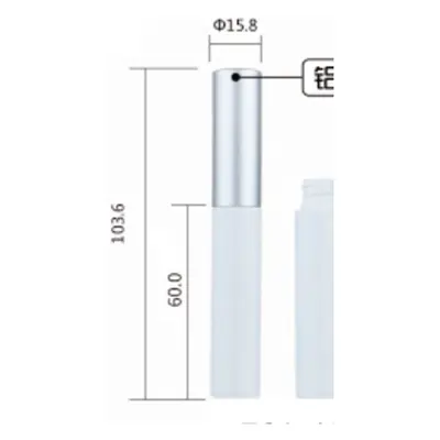 Vỏ mascara trắng nắp nhôm bạc 14.7ml – mã NXM0980
