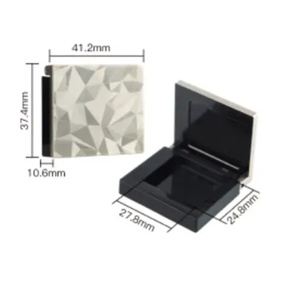 Hộp phấn vuông nhỏ nắp vân 3D – mã NXM0995
