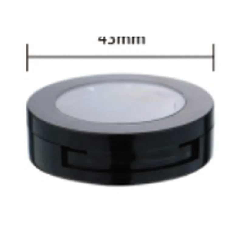 Hộp phấn tròn đen nắp kính 45mm – mã NXM0996