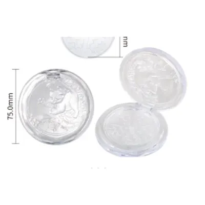 Hộp phấn tròn nắp chạm nổi 75mm – ảnh 7