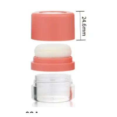 Hũ phấn phủ nắp màu có bông phấn 40mm – ảnh 2