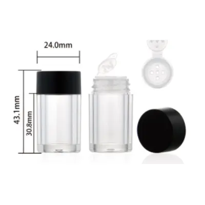 Hũ phấn phủ nắp màu có bông phấn 40mm – ảnh 6