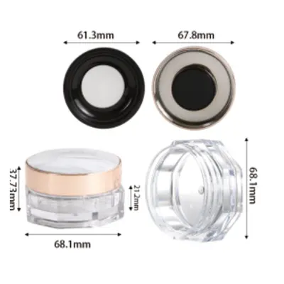 Hũ phấn phủ nắp màu có lưới 68mm – ảnh 8