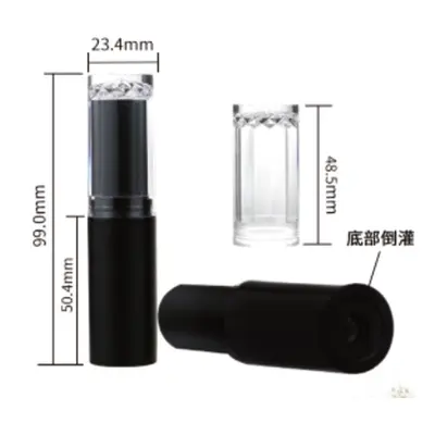 Vỏ son thỏi đen bơm đáy 98mm – ảnh 4