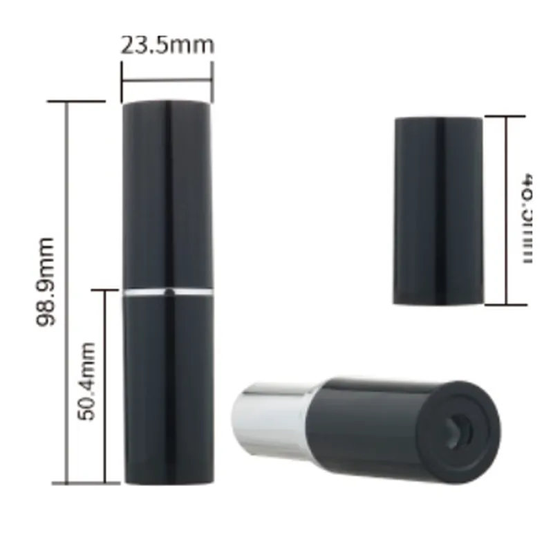 Vỏ son thỏi đen bơm đáy 98mm – mã NXM1084