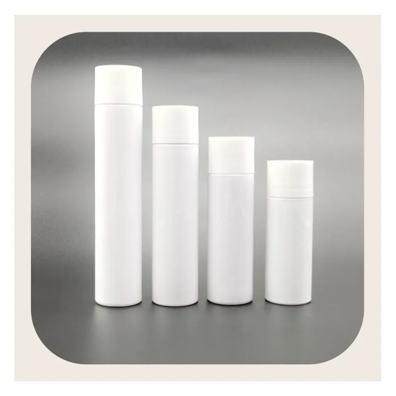Chai nhựa trắng trụ thẳng nắp trắng (serum) – mã NXP0004