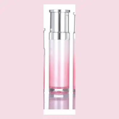 Chai hút chân không hồng nắp bạc 15ml – mã NXP0052