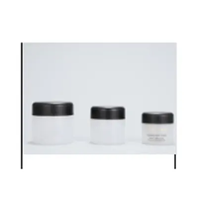 Hũ nhựa trong mờ nắp đen (nhiều cỡ) – mã NXP0094