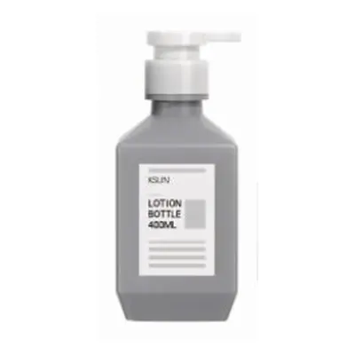 Chai lotion vuông xám 280–600ml – ảnh 2
