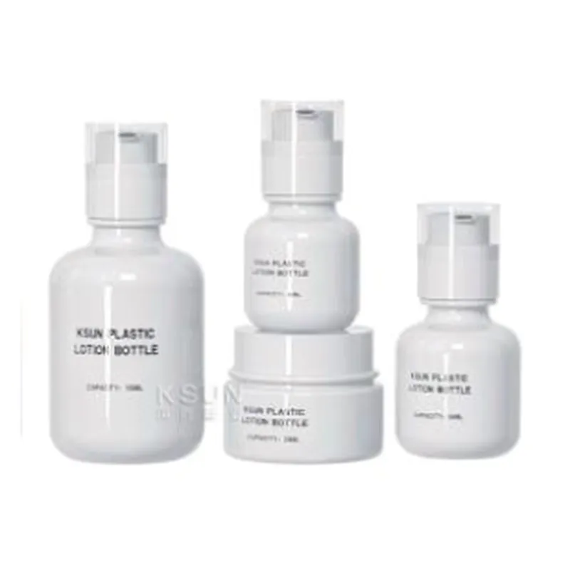Bộ chai + hũ skincare trắng tối giản – mã NXP0212