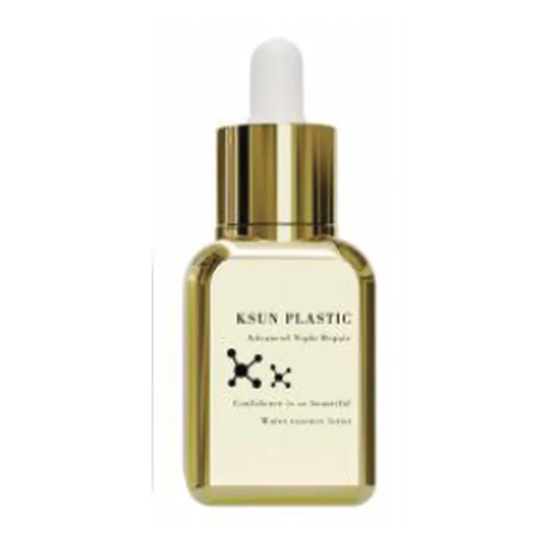 Chai serum vuông vàng nhỏ giọt – mã NXP0215