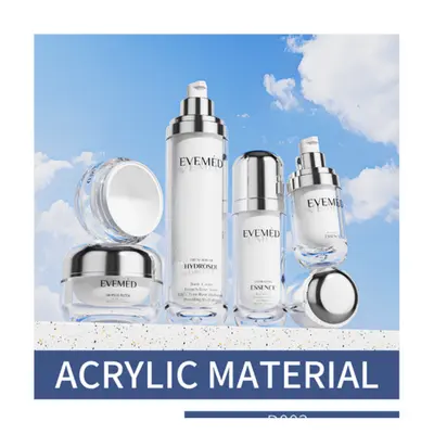 Bộ chai + hũ acrylic trắng nắp bạc 30ml – ảnh 4
