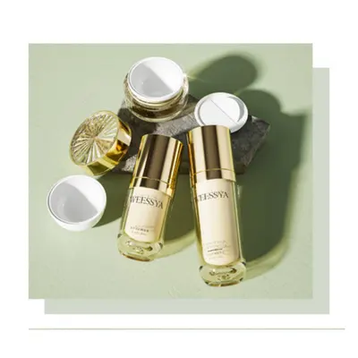 Bộ chai + hũ acrylic vàng – ảnh 2