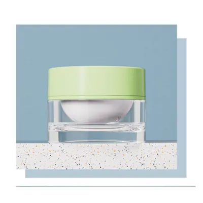 Bộ chai + hũ acrylic trắng nắp xanh mint 120ml – ảnh 3