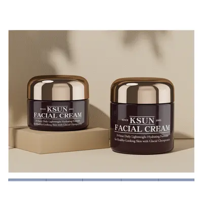 Hũ kem nâu nắp vàng (Facial Cream) – mã NXP0359