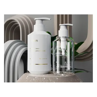 Chai tròn lotion vai xiên (nâu, xanh lá) – ảnh 2