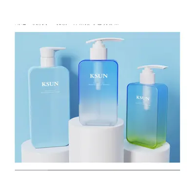 Chai lotion vuông dẹt xanh – ảnh 2