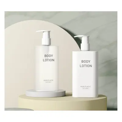 Chai lotion tròn dẹt (trong màu) – ảnh 2