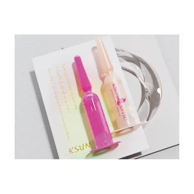 Chai ampoule nhựa bẻ nắp vàng – ảnh 2