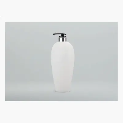 Chai trắng dẹt vòi bơm bạc – mã NXP0510