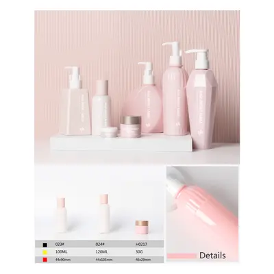 Chai PETG thành dày hồng 300ml/100ml – mã NXP0542