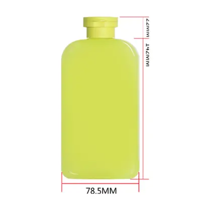 Chai PET vuông xanh chanh nắp bật 400ml/300ml – ảnh 2