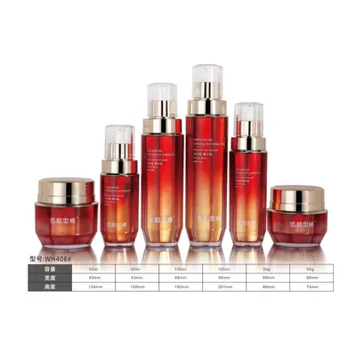 Bộ chai 2 lớp đỏ cam 120ml/100ml/50ml – mã NXP0581