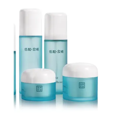Bộ chai thành dày hồng cam nắp vàng – ảnh 4