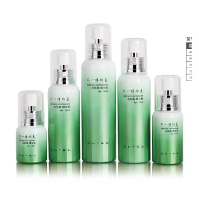 Bộ chai thành dày xanh lá chuyển màu – mã NXP0589