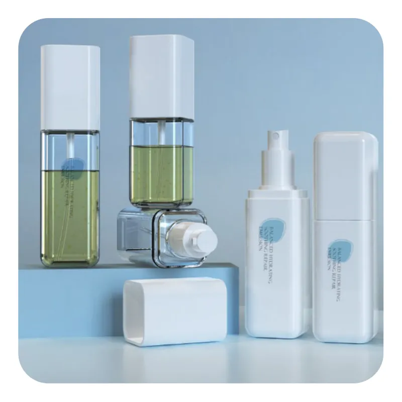 Chai PET vuông trắng trong 110ml – mã NXP0602