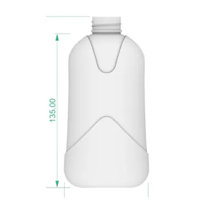 Chai PET dáng bầu trắng / xanh – ảnh 2