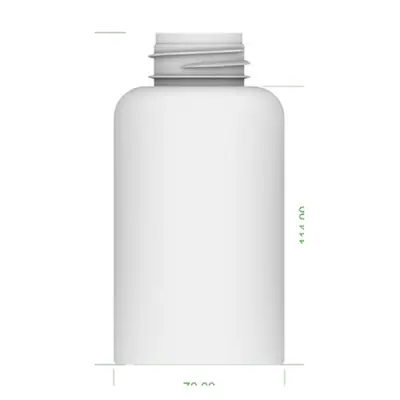 Chai tạo bọt PET trắng dáng cao – ảnh 2