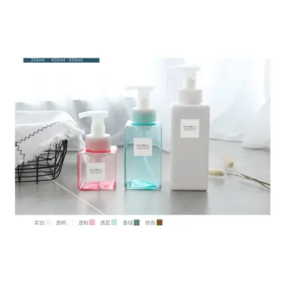 Chai tạo bọt vuông 650ml/450ml – mã NXP0705