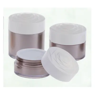 Bộ chai airless acrylic mờ nắp hồng vàng – ảnh 6