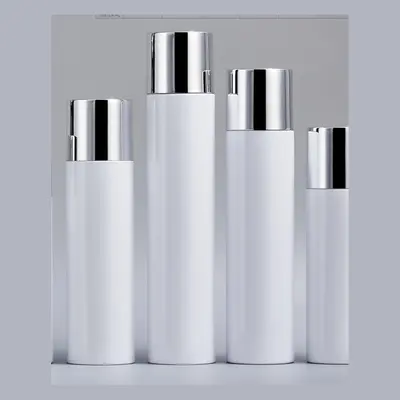 Bộ chai trắng nắp bạc + hũ – mẫu 2 – mã NXP0807