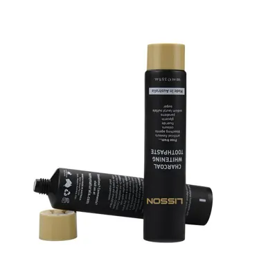 Tuýp Ø35 nắp vặn vuông góc ren dài (kem đánh răng than) – mã NXT0397
