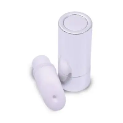 Đầu tuýp gốm / silicone trắng kem mắt nắp bạc – ảnh 3
