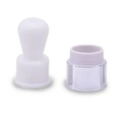Đầu tuýp gốm / silicone trắng kem mắt nắp bạc – ảnh 7