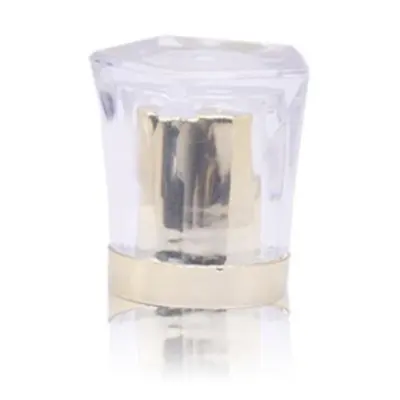 Nắp tuýp acrylic trong lõi bạc đế vàng – ảnh 3