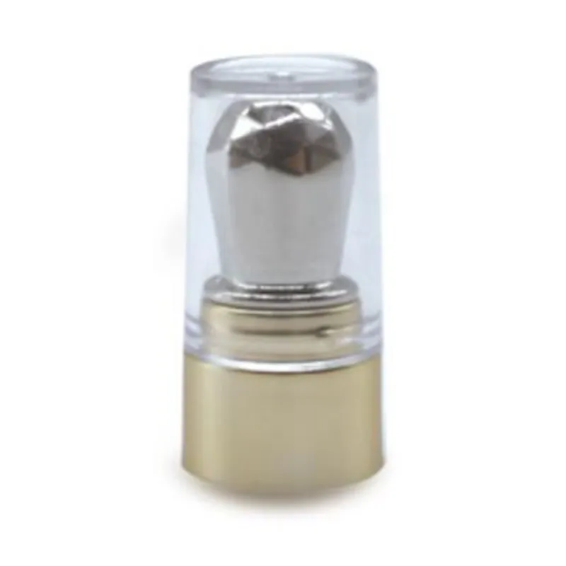 Nắp tuýp acrylic trong lõi bạc đế vàng – mã NXT0727
