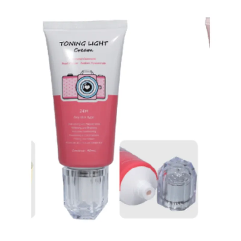 Tuýp trắng hồng nắp acrylic – mã NXT1443