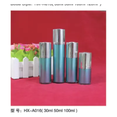 Bộ chai hút chân không acrylic xanh ngọc chuyển màu HX-A016 – mã NXT1602