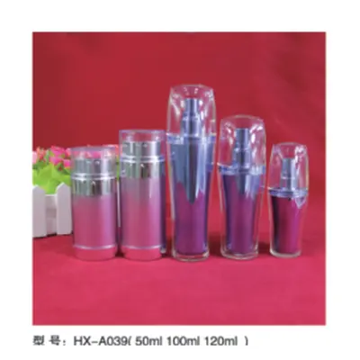 Bộ chai hút chân không acrylic tím trong HX-A039 – mã NXT1611