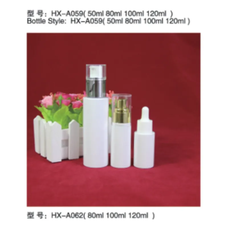 Bộ chai trắng nắp vàng + chai nhỏ giọt HX-A062 – mã NXT1638