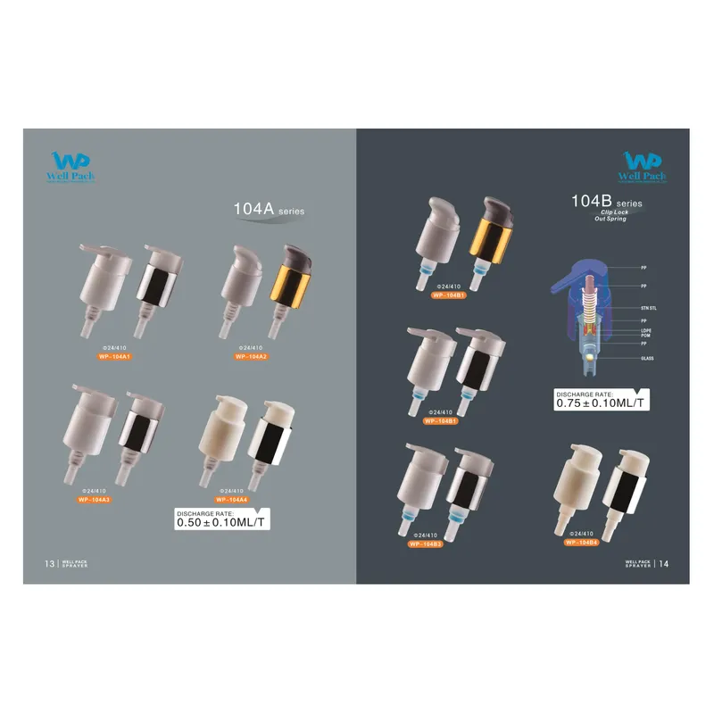 Vòi bơm lotion series 104 – mã NXV0037