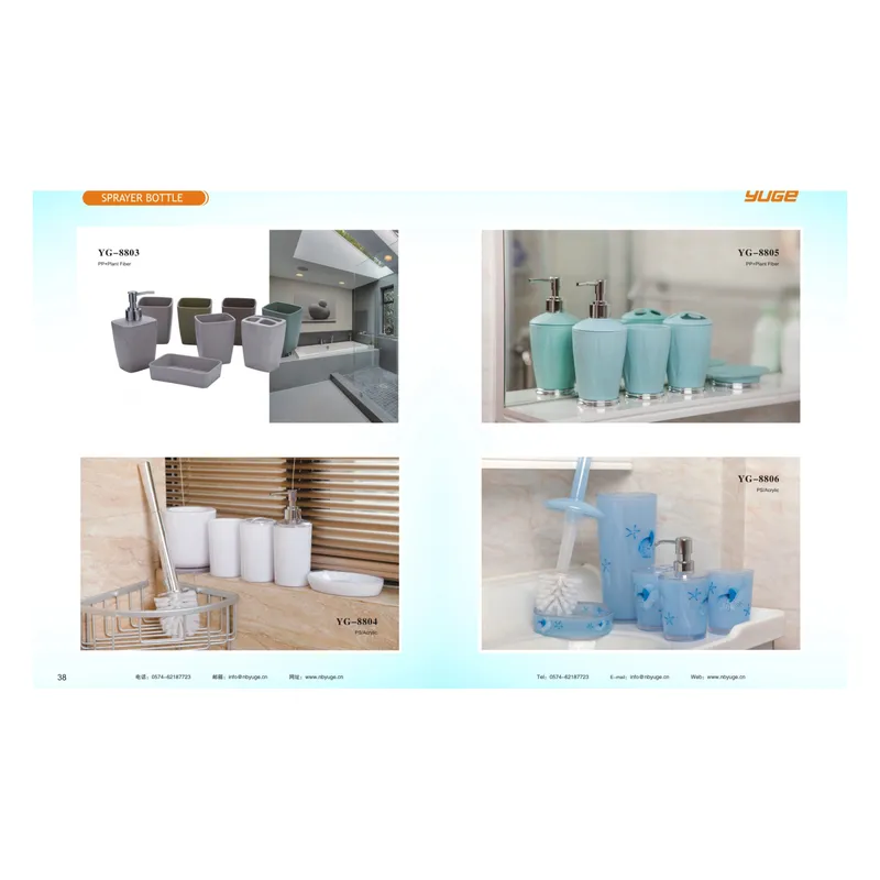 Bộ phụ kiện phòng tắm (chai, cốc, khay) – mã NXV0108